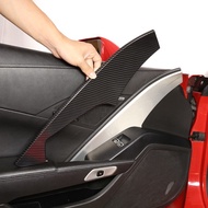 ABS Carbon Fiber Car Main driver's Inner Door Panel Cover Sticker Trim sticker For Chevrolet Corvett