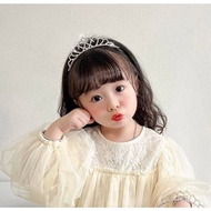 Rhinestone Crown For Baby Girl Tiara Hair Sticks Princess Hairband For Kids Girl Crown