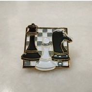 Chess Badge Pin - Square Chess Badge Brooches Pin