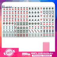 ☞BP 144Pcs/Set Mahjong Portable Entertainment Melamine Party Game Chinese Mahjong for Indoor
