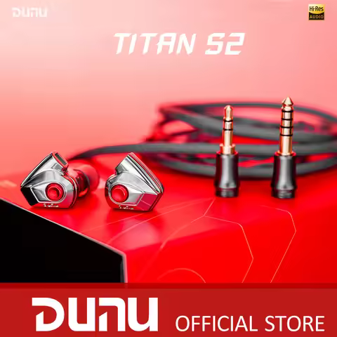 DUNU Titan S2 Dual-Chamber Dual-Magnetic Circuit High-Performance Dynamic In-ear earphone 0.78 2Pin