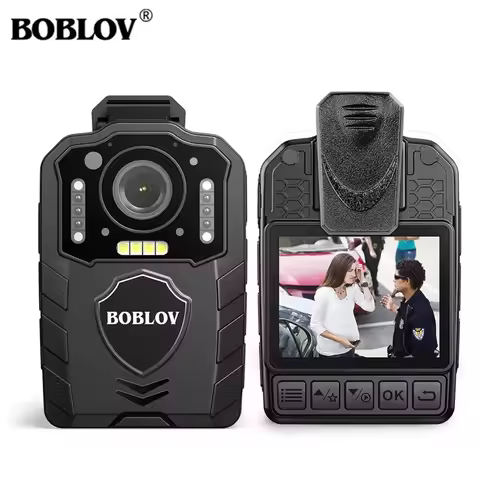 BOBLOV KJ25 128GB Body Camera 1080P Police Camera 3000mAh Battery13H Recording Night Vision Mini Cam