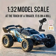 1:32 Scale Remote Control Car, Max Speed 12.4 Mph/20 Km/H, 2.4Ghz High Speed All-Terrain Off-Road El