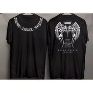 T-shirt distro t-shirt image front back t-shirt bird wings t-shirt