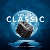 Hello1010 Explorer Classic World Travel Adapter