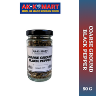 [50G] Ground Coarse Black Pepper (Lada Hitam Kasar)