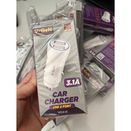 CAR CHARGER/TC CAR CHARGER V-GEN VCC2-31 FREE MICRO CABLE/CAR CHARGER 3.1A