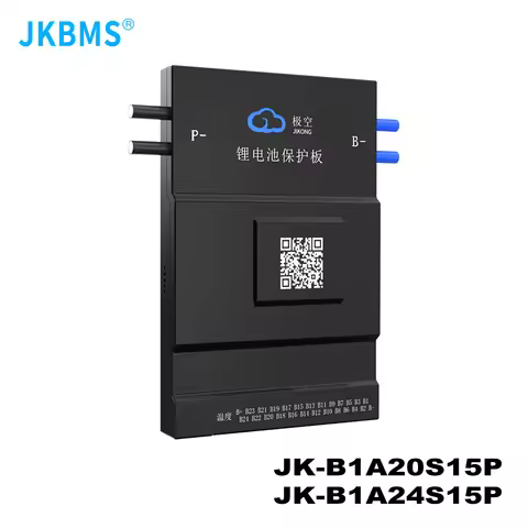 JK BMS B1A24S15P 1A BALANCE CURRENT BMS 150A BT 36V 48V 60V Li-Ion LTO 18650 Battery Lifepo4 Battery