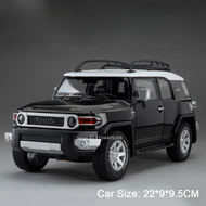 1:24 Prado LC250 Cruiser Car Model Toy Metal Diecast Doors Opened Sound Light Rubber Tires Off-road 
