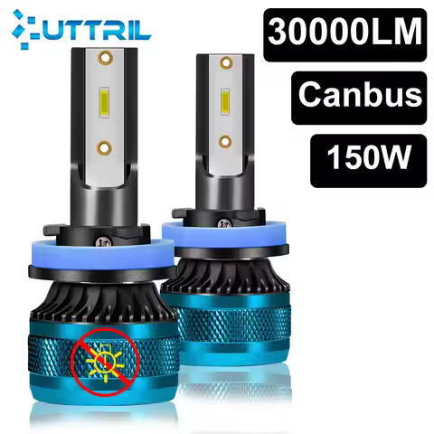 Canbus H4 LED Headlight CSP Chip LED H7 H1 H11 H8 H9 9005 9006 HB3 HB4 150W Fog Light Auto Headlamp 
