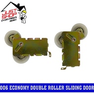 006-N SLIDING DOOR DOUBLE ROLLER ECONOMY - NYLON WHEELS