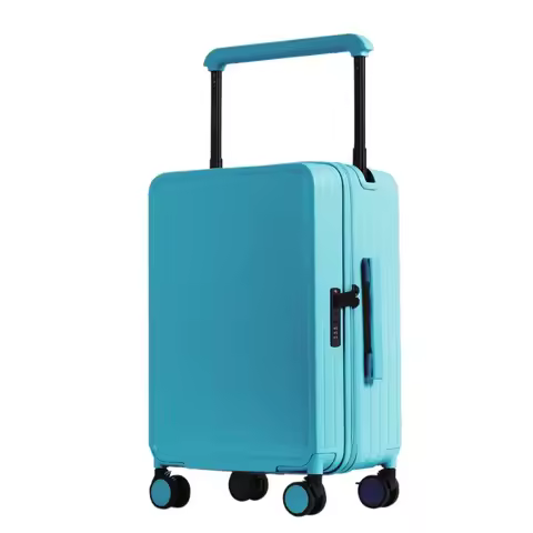 New wide pull rod luggage, off-road grade shock-absorbing wheel travel case, YKK zipper, German Baye