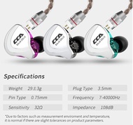 หูฟัง in-ear Monitor CCA C10 High-Performance หูฟังอินเอียร์
