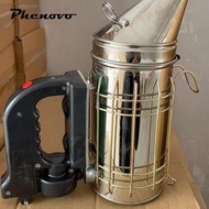 [Phenovo] Bee Hive Smoker Professional Stainless Steel Industrial Use Bee Smoker for Farm Apiculture