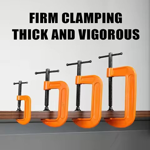 Hot Sale 1”2" 3" 4" 5" Portable Mounting Heavy-Duty Thickened Adjustable Woodworking Cast Steel C Ty