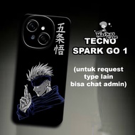 Markas 7 / Flexible rubber softcase for TECNO SPARK GO 1 / jujutsu kaisen anime character Motif / TE