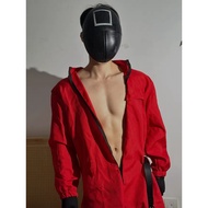BD383 Men's Mask Jumpsuit Set Halloween cosplay Servant Master Fun Carnival Game Young Students Camp