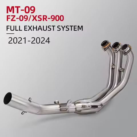 Suitable for MT09 FZ09 XSR900 Tracer 9 GT V3 V4 2021-2025 Motorcycle Exhaust Full System Upgrade Sta