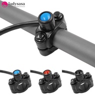 Ladysasa 22mm 7/8" Motorcycle Switch Handlebar Mount Horn Headlight Strobe Momentary Switch Button I