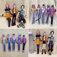 Cartoon K-Pop Huntrix Doll Girls Group Figure Dolls Character Design Cotton Toys