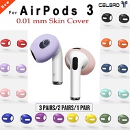 For AirPods 3rd Silicone Protective Case Skin Covers Earpads For Apple AirPod 3 Generation Ear Cover Tips Accessories