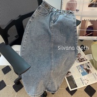 Silvana Cloth - Rok Jeans Skirt Theana - Rok Jeans Women Latest Korean Model