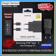 CHARGER SAMSUNG S20 ULTRA 5G USB TYPE C TO TYPE C ORIGINAL 100% HITAM BLACK 25W 25 WATT/PD 3.0 PHONE