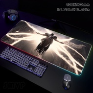 Diablo IV RGB Mouse Pad Gaming Mousepads LED Mouse Mat Keyboard Mat Anti-slip Best Choice Mousepad XXL Luminous Desk Rug