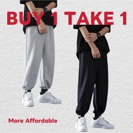 Style Trendy Men's Drawstring Cuffed Pants Loose Versatile Straight-Leg Pants