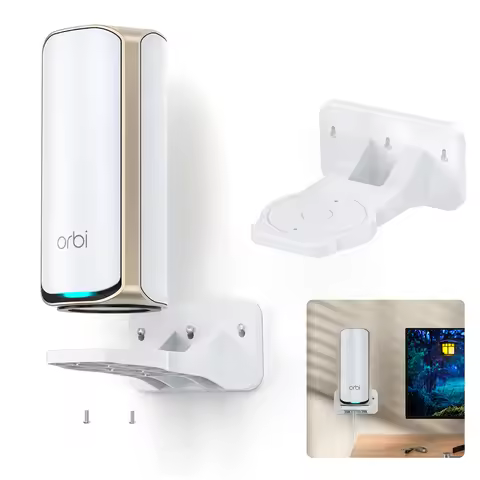 EDUP HY-WT1217-W 1PCS NETGEAR WiFi 7 Wall Mount Bracket Custom Fit for Orbi Nighthawk Boost Signal S