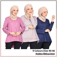 FC Mart - Nursing Friendly Blouse Muslimah / Blause Wanita BF / Women Long Sleeves Top / Baju Peremp