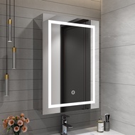 -Stainless Steel Mirror cabinet bathroom storage mirror cabinet, wall-hanging mirror cabinet