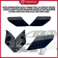 VOLKSWAGEN GOLF MK6 TSI 1.4 (2010-2015) HEADLAMP WASHER NOZZLE CAP BUMPER COVER 5K0 955 109C 110C
