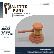 3D Printed Judge Gavel / Malet Clicker