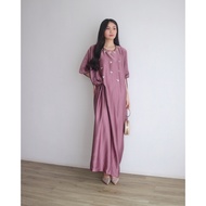 Sevinneclothing - Yamina Kaftan Satin Premium Kaftan Kaftan Lengan Panjang Kaftan Plus Size