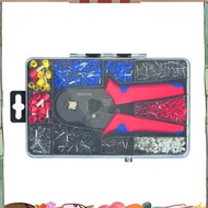 HSC8 Cable Wire Crimper Crimping Tool Plier Set 6-4/6A 23-7AWG Self  1200Pcs Cord End Bootlace Ferru