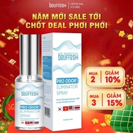 Xịt khử mùi toàn thân lăn khử mùi BEUFRESH ngăn tiết mồ hôi hạn chế mùi cơ thể 30ml