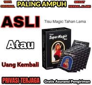 [ BELI 1 GRATIS 1 ] TISU MAGIC 3 KALI TAHAN LAMA / TISSU SUPER MAGIC MAN 1 BOX ISI 6 SACHET / TISUUE