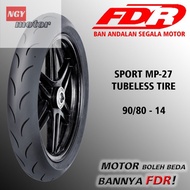 FDR RACING 90/ 80-14 SPORT MP-27 TUBELESS SOFT COMPOUND RACING TYRE