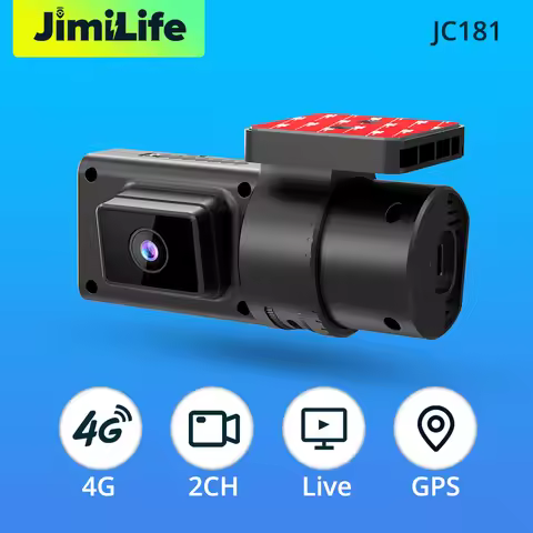 Jimi JC181 Mini 4G Dash Cam With Live Stream Front & Inside Car Camera Wifi Hotspot GPS Tracking Mul