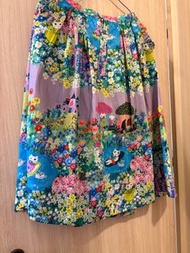 Yumi Kitagishi 貓咪花園印花裙 M碼
