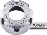 ER25B-UM Slotted Collet Chuck Nut, Balanced to 18,000 RPM at G2.5, 0537-2500