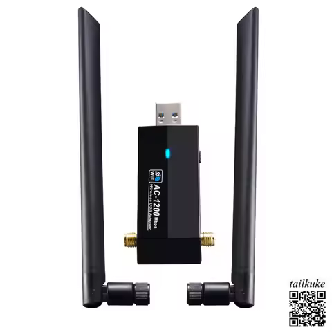 RTL8812au Kali Linux Network Card Penetration Test Usb Wireless WiFi Transmitter Receiver AP Gigabit