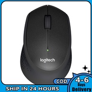 ตัวควบคุมคอมพิวเตอร์เมาส์เงียบระบบนำทางด้วยแสงเมาส์ไร้สายเงียบ Logitech M330