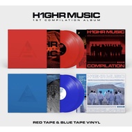 Micro MUSIC H1GHR 1ST COMPILATION ALBUM VINYL 4LP Red And Blue Record