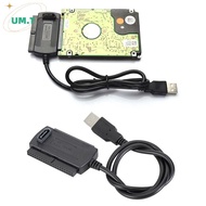 UM.T USB 2.0 To IDE Adapter Converter Cable For 2.5 3.5 Inch Hard Drive HD