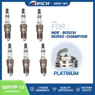 2-8PCS China Original  Spark Plug Q6RTPP-13 Double Platinum Candles Replace for Denso VT20 for PTR6D