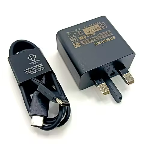 SAMSUNG 25W EP-T2510 UK Type C Charger Fast Charging Adapter For Galaxy S26 S25 S24 S23 S22 A27 A07 