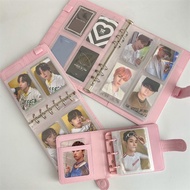 A5/a7 3inch Collbook 6ring PU Leather Glitter Binder Isi Ulang