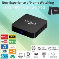 4K MXQ Android TV Box Latest Version 13.0 Unlock Full Channel HD WIFI Support 2.4/5GHz Smart Home TV